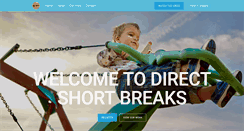 Desktop Screenshot of directshortbreaks.org.uk