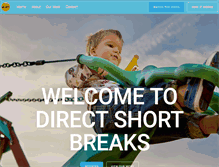 Tablet Screenshot of directshortbreaks.org.uk